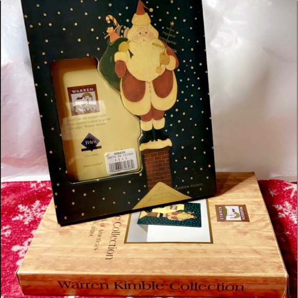BNIB Warren Kimble Santa On Chimney Frame - Picture 7 of 16